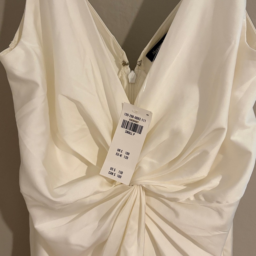 Abercrombie & Fitch White Midi Dress - Picture 7 of 7